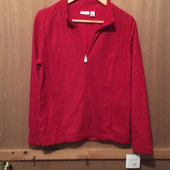 Red zip up - Picture 1 of 4